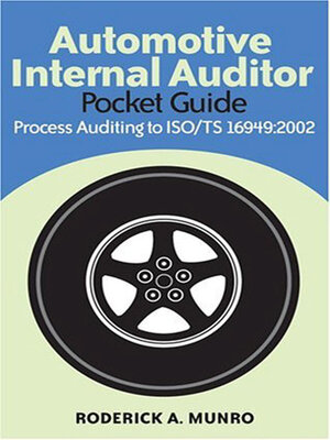 cover image of Automotive Internal Auditor Pocket Guide